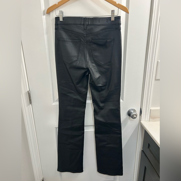 WHBM Faux Leather Bootcut Pants Sz 4 - Picture 5 of 7